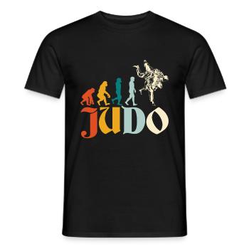 Judo Evolution Sport - Men's T-Shirt - black - Front - AI Model Male 178 light (178cm)