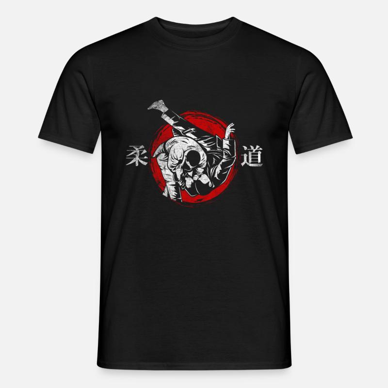 Judo - Männer T-Shirt - Schwarz