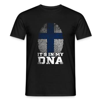 Finland Wikinger - Männer T-Shirt - Schwarz - Vorne - AI Model Male 178 light (178cm)