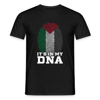 Palestine country independence - Men's T-Shirt - black - Front - AI Model Male 178 light (178cm)