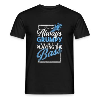 Basse - T-shirt homme - noir - Devant - AI Model Male 178 light (178cm)