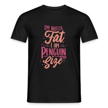 manchot - T-shirt homme - noir - Devant - AI Model Male 178 light (178cm)