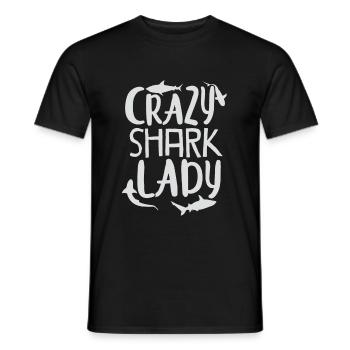requin - T-shirt homme - noir - Devant - AI Model Male 178 light (178cm)