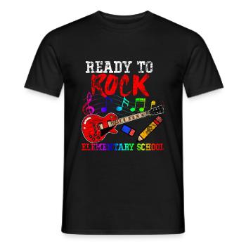 Guitare Rock - T-shirt homme - noir - Devant - AI Model Male 178 light (178cm)