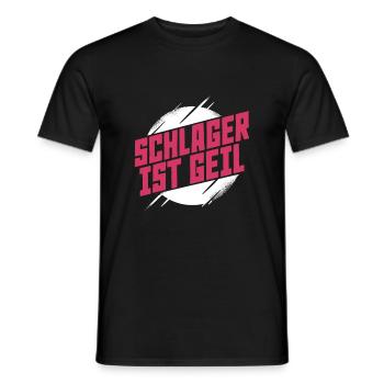 La chanson est géniale - T-shirt homme - noir - Devant - AI Model Male 178 light (178cm)