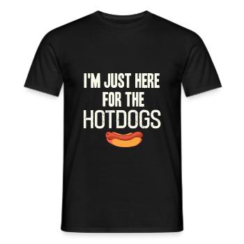 Hot dog - Männer T-Shirt - Schwarz - Vorne - AI Model Male 178 light (178cm)