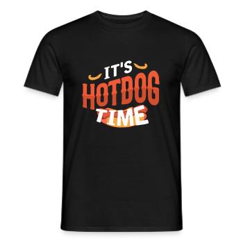 Hot dog - Männer T-Shirt - Schwarz - Vorne - AI Model Male 178 light (178cm)