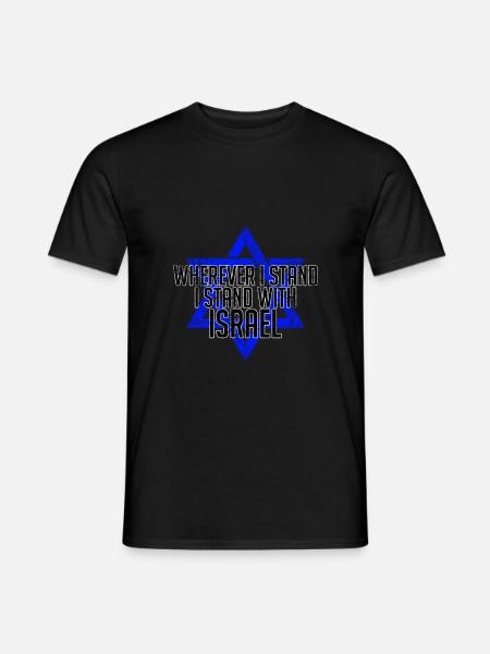 Israel Star of David - Men's T-Shirt - black