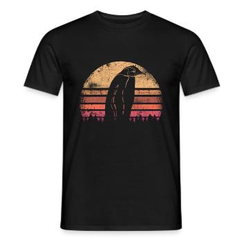 manchot - T-shirt homme - noir - Devant - AI Model Male 178 light (178cm)