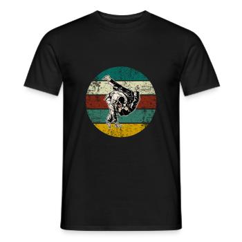 Judo - T-shirt homme - noir - Devant - AI Model Male 178 light (178cm)