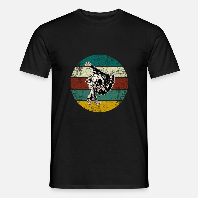 Judo - Männer T-Shirt - Schwarz
