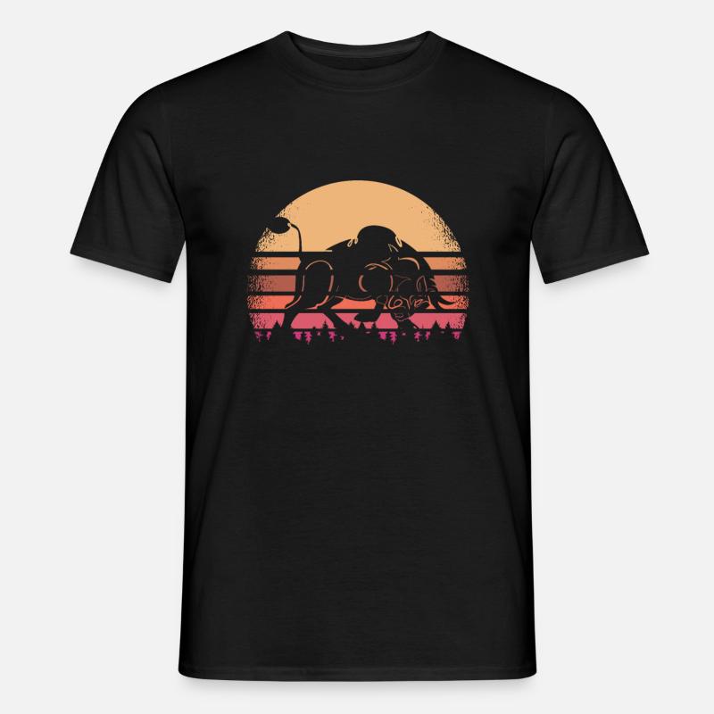 Stier Bulle - Männer T-Shirt - Schwarz