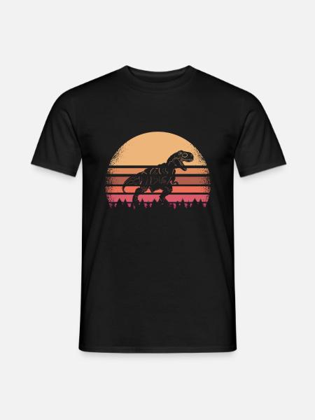 Dinosaure T-Rex - T-shirt homme - noir