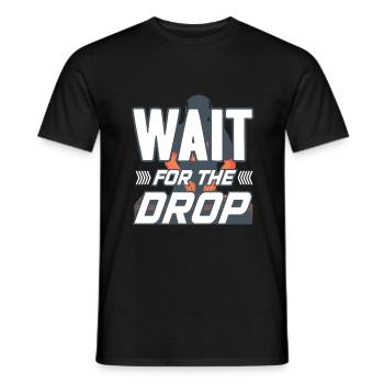 Soirée DJ - T-shirt homme - noir - Devant - AI Model Male 178 light (178cm)