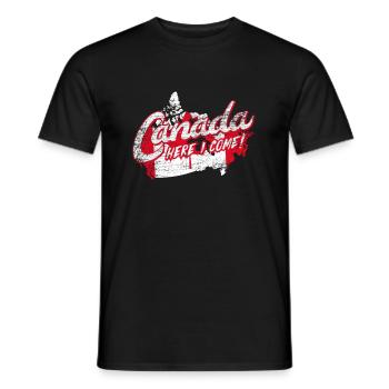 Canada - Men's T-Shirt - black - Front - AI Model Male 178 light (178cm)