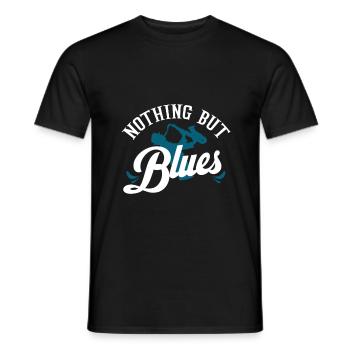 Blues - T-shirt homme - noir - Devant - AI Model Male 178 light (178cm)