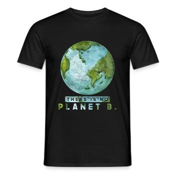 Planète de protection de l'environnement du Jour de la Terre - T-shirt homme - noir - Devant - AI Model Male 178 light (178cm)
