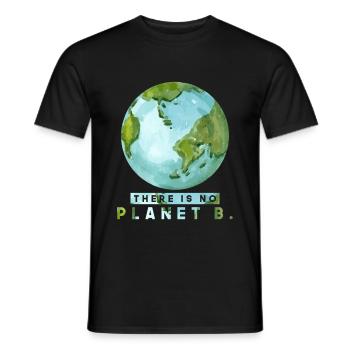 Earth Day Planet - Männer T-Shirt - Schwarz - Vorne - AI Model Male 178 light (178cm)