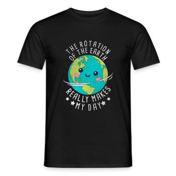 Earth Day Planet Erde - Männer T-Shirt - Schwarz - Vorne - AI Model Male 178 light (178cm)