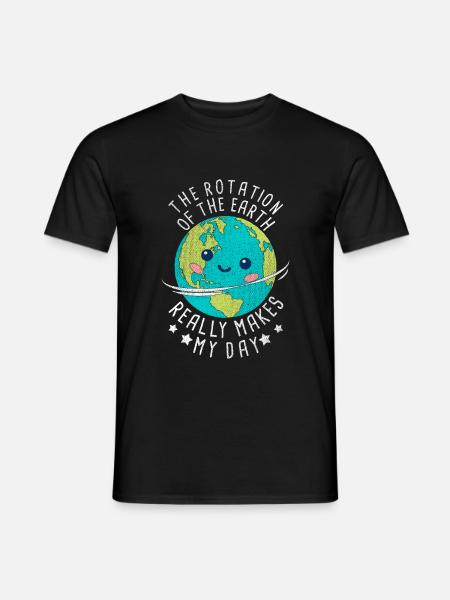Earth Day Planet Earth - Men's T-Shirt - black