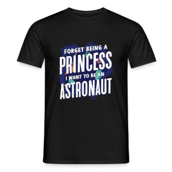 astronaut - Men's T-Shirt - black - Front - AI Model Male 178 light (178cm)