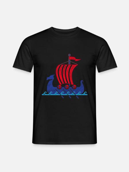 Norway vikings - Men's T-Shirt - black