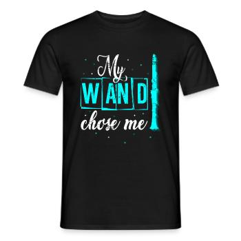 Klarinette - Männer T-Shirt - Schwarz - Vorne - AI Model Male 178 light (178cm)