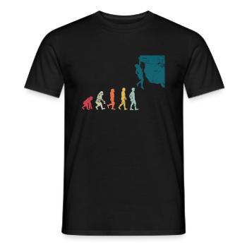 Escalade Evolution Sport - T-shirt homme - noir - Devant - AI Model Male 178 light (178cm)