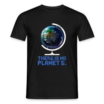 Earth Day environment - Men's T-Shirt - black - Front - AI Model Male 178 light (178cm)
