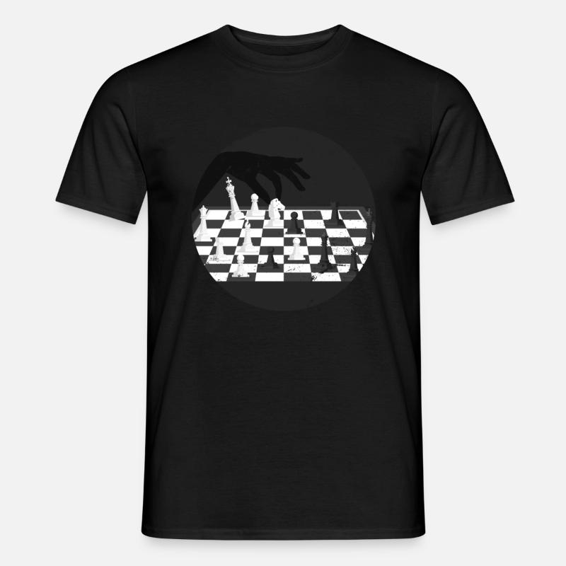 Schach - Männer T-Shirt - Schwarz