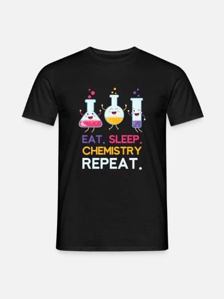 Chemie Chemikalien - Männer T-Shirt - Schwarz