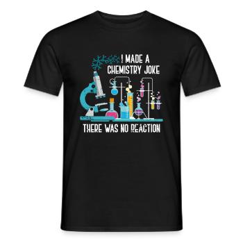 Chemie Wissenschaft Naturwissenschaft - Männer T-Shirt - Schwarz - Vorne - AI Model Male 178 light (178cm)