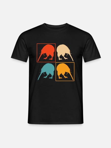 Neuseeland - Männer T-Shirt - Schwarz