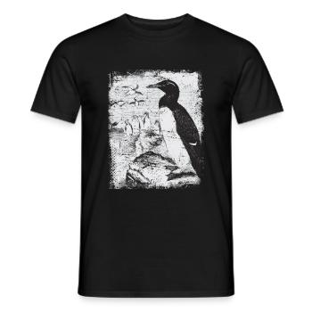Pinguin Antarktis - Männer T-Shirt - Schwarz - Vorne - AI Model Male 178 light (178cm)