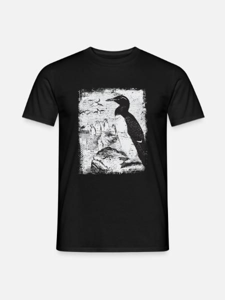 Penguin Antarctica - Men's T-Shirt - black