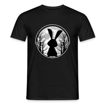 lièvre - T-shirt homme - noir - Devant - AI Model Male 178 light (178cm)