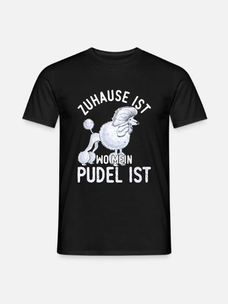 Pudel Hunderasse - Männer T-Shirt - Schwarz