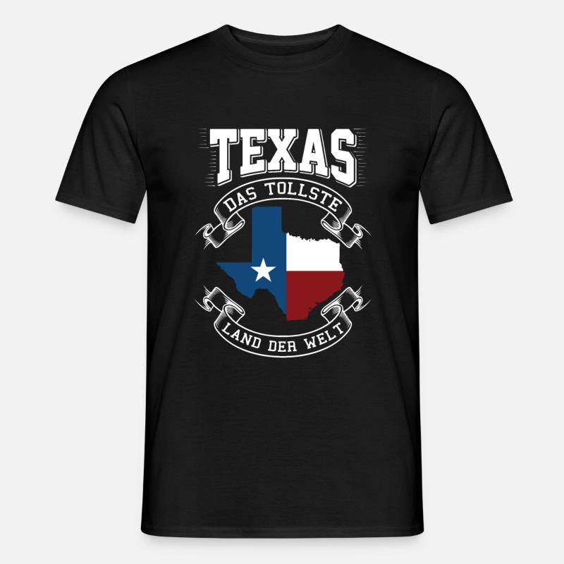 Texas - Männer T-Shirt - Schwarz