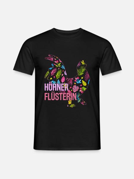 Huhn Bauernhof - Männer T-Shirt - Schwarz