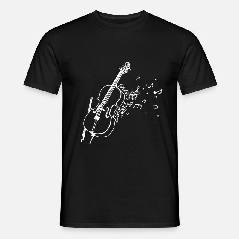 Cello - Männer T-Shirt - Schwarz
