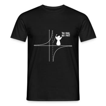 Lustiges Mathe Physik Lehrer Geschenk zauberer fun - Männer T-Shirt - Schwarz - Vorne - AI Model Male 178 light (178cm)