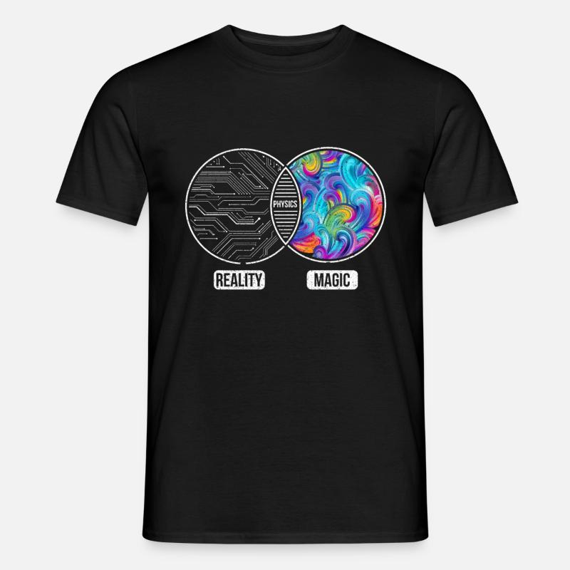 Physique Science et la science - T-shirt homme - noir