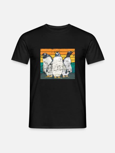 Penguin animal Antarctica - Men's T-Shirt - black