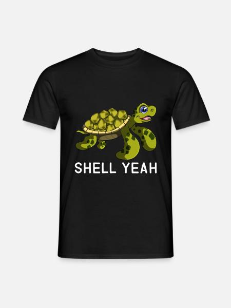 Turtle environmental protection animal - Men's T-Shirt - black