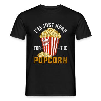 Popcorn candy - Men's T-Shirt - black - Front - AI Model Male 178 light (178cm)