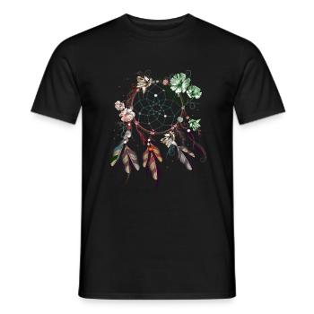 Attrapeur de rêves - T-shirt homme - noir - Devant - AI Model Male 178 light (178cm)