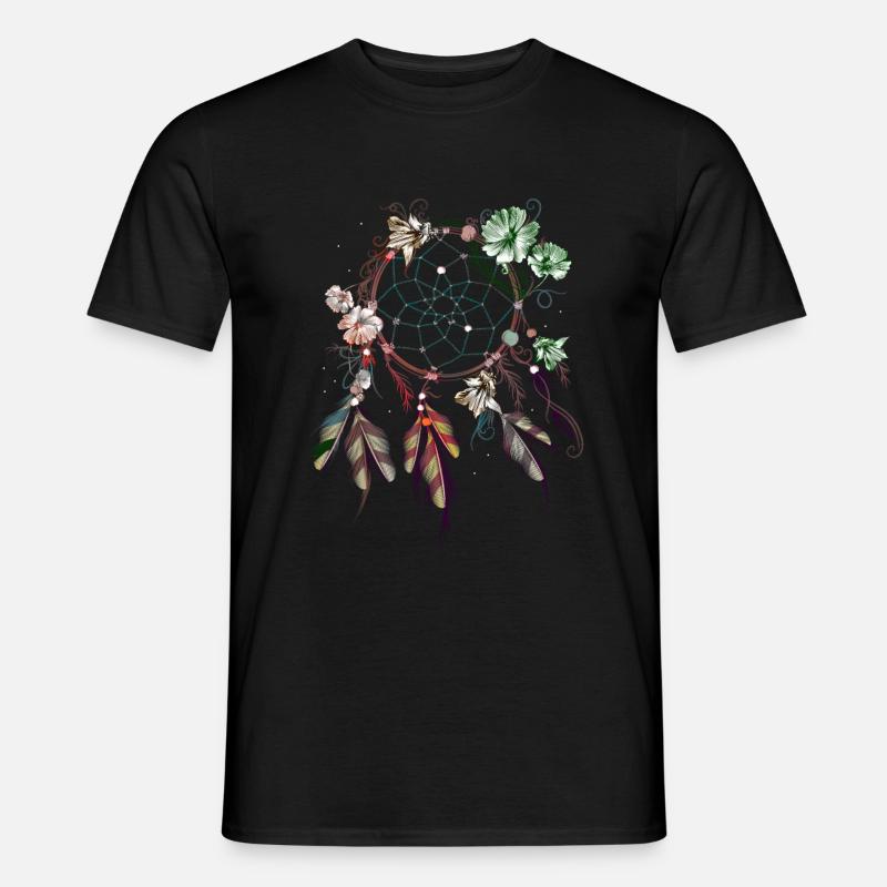 Traumfänger - Männer T-Shirt - Schwarz