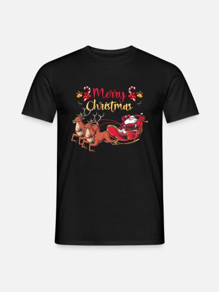 Santa Claus - Men's T-Shirt - black