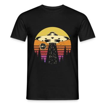 Extraterrestre - T-shirt homme - noir - Devant - AI Model Male 178 light (178cm)