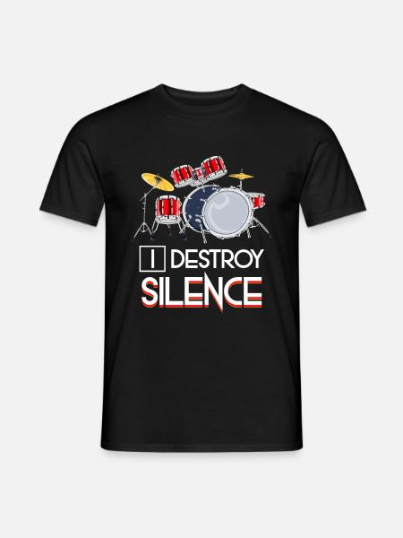 Drums - Men's T-Shirt - black